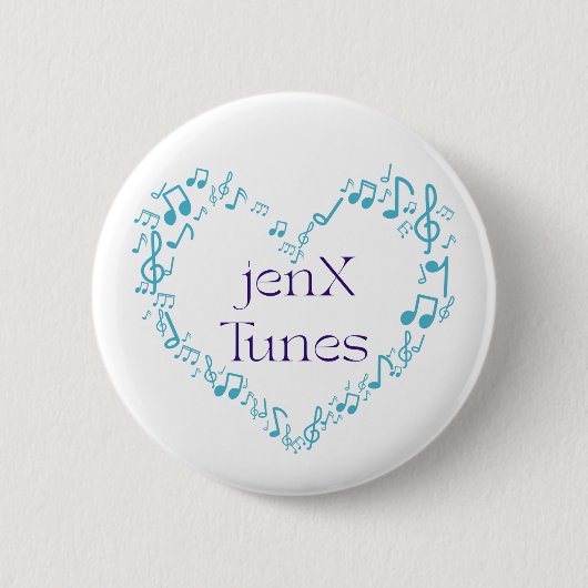 jenX Tunes 缶バッジ (正面)