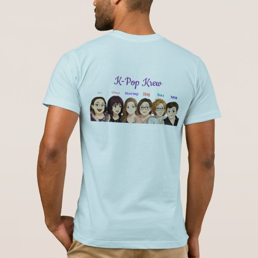 jenX Tunes Merch Men's T-Shirt Tシャツ (裏面)