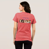 jenX Tunes Merch Women's T-Shirt トライブレンドＴシャツ (裏面全面)