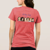 jenX Tunes Merch Women's T-Shirt トライブレンドＴシャツ (裏面)