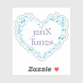 jenX Tunes Official Merch シール (シート)