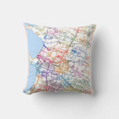 Jepara Indonesia City Map クッション (正面)