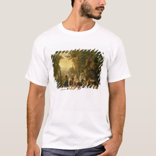 Jephthahの娘の泣くこと、1846年 Tシャツ (正面)