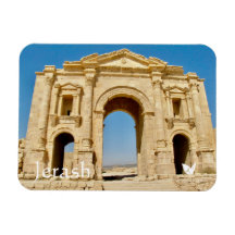 Jerash, Jordan magnet by Velvet Escape