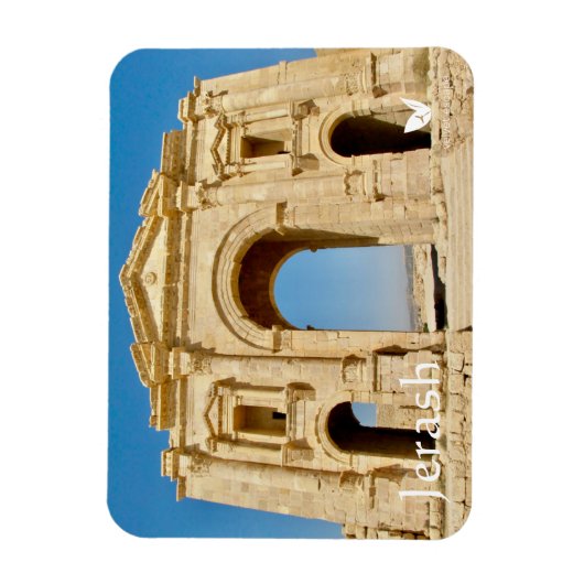 Jerash, Jordan magnet by Velvet Escape マグネット (縦)