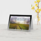 Jeremiah 29:11 – グリーティングカード (黄色い花)