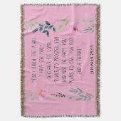 Jeremiah 29:11  スローブランケット (正面縦)