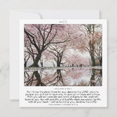 Jeremiah 29:11-14 GOD'S PROMISE SCRIPIX 招待状 (正面)