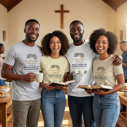 Jeremiah 29:11 Bible Verse Inspirational Tシャツ