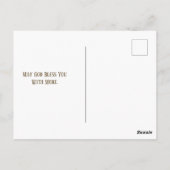 Jeremiah 29:11 Christian Birthday Wishes ポストカード (裏面)