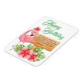 Jeremiah 29:11 Christian Birthday Wishes マグネット (左側)