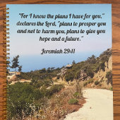 Jeremiah 29:11 Custom Bible Verse Dirt Road プランナー手帳