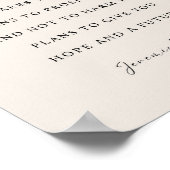 Jeremiah 29:11 For I know the plans ポスター (角)