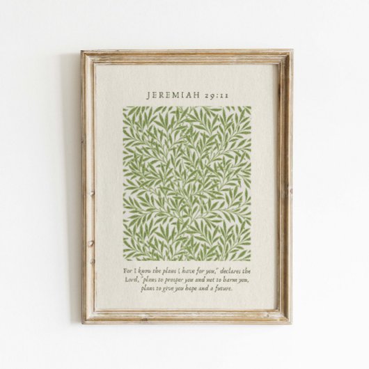 Jeremiah 29:11 For I know the plans ポスター