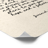 Jeremiah 29:11 For I know the plans Poster ポスター (角)