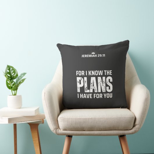 Jeremiah 29:11 Pillow クッション (椅子)
