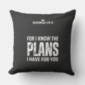 Jeremiah 29:11 Pillow クッション (正面)