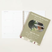 Jeremiah 29:11 Sage Green Plaid Personal Planner  プランナー手帳 (ディスプレー)