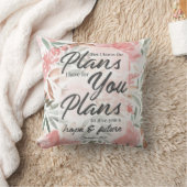 Jeremiah 29:11 Scripture: GraphicLoveShop クッション (ブランケット)