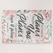 Jeremiah 29:11 Scripture: GraphicLoveShop ジグソーパズル (横)