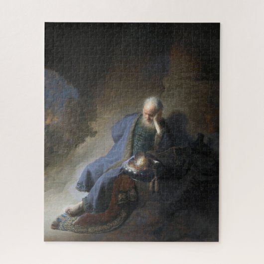 Jeremiah Destruction Jerusalem Bible Rembrandt ジグソーパズル (縦)