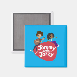 JeremyとJazzyボタン マグネット