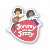 Jeremy and Jazzy ステッカー シール (正面)