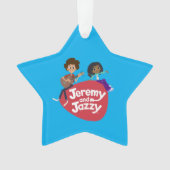 Jeremy and Jazzy Button オーナメント (正面)