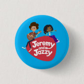 Jeremy and Jazzy Button 缶バッジ (正面)