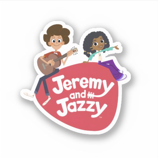Jeremy and Jazzy Sticker シール (正面)