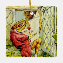 “Jeremy Fisher Reads the News” by Beatrix Potter