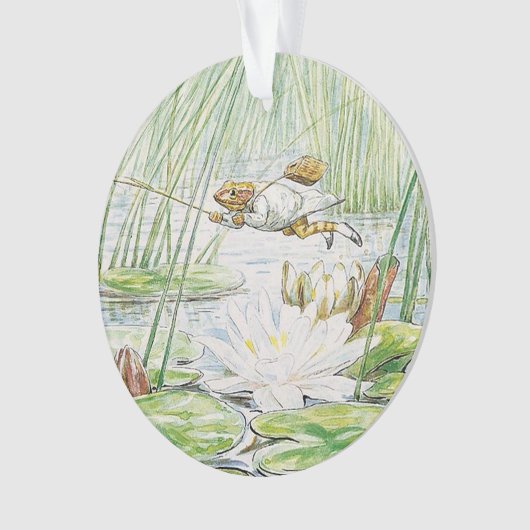 Jeremy Fisher Takes a Great Leap by Beatrix Potter オーナメント (正面)