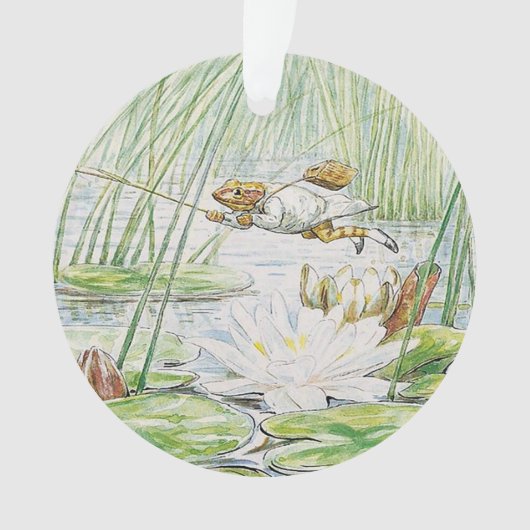 Jeremy Fisher Takes a Great Leap by Beatrix Potter オーナメント (正面)
