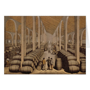 Jerez deのla Fronteraのワイン貯蔵室