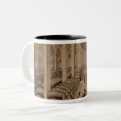 Jerez deのla Fronteraのワイン貯蔵室 ツートーンマグカップ (正面左)