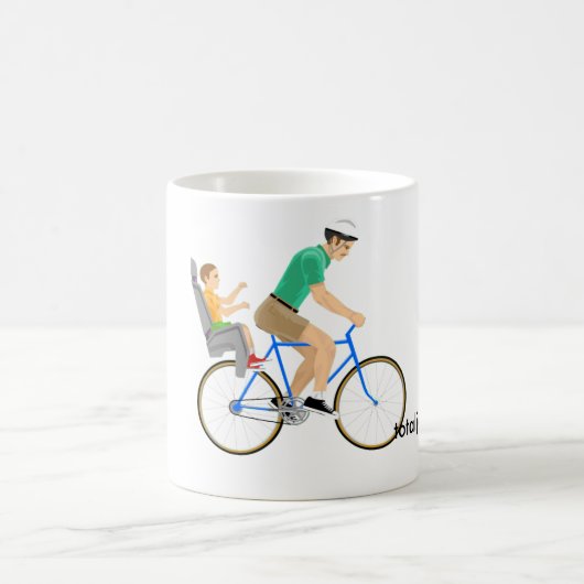 Jerkfaceの総マグ[責任のないパパ] コーヒーマグカップ (中央)