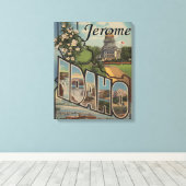 Jerome, IdahoLarge Letter ScenesJerome, ID キャンバスプリント (インサイチュ (ウッドフロア))
