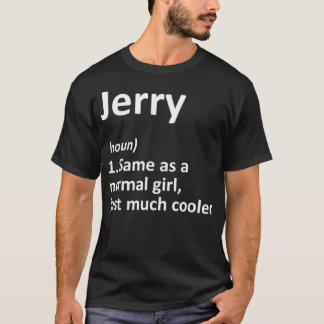 JERRY定義名パーソナライズされた誕生日 Tシャツ