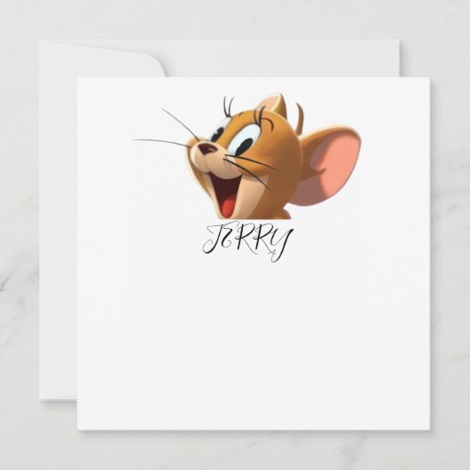 JERRY FLAT 招待状 (正面)