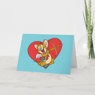 Jerry Mouse Dressed as Valentine Cupid シーズンカード