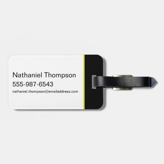 Jerry Seinfeld | Master of My Domain ラゲッジタグ (裏面横)