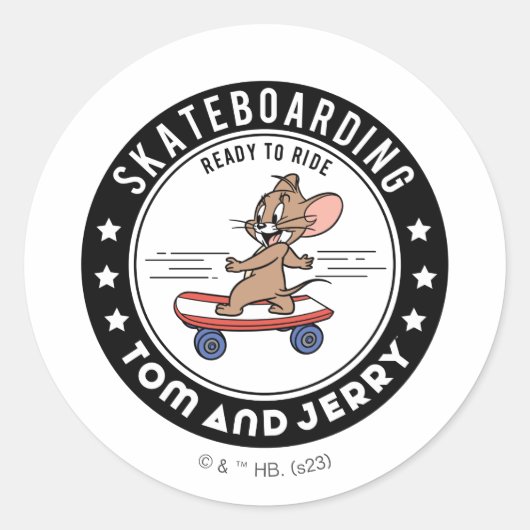 Jerry Skateboarding – 乗り心地 ラウンドシール (正面)