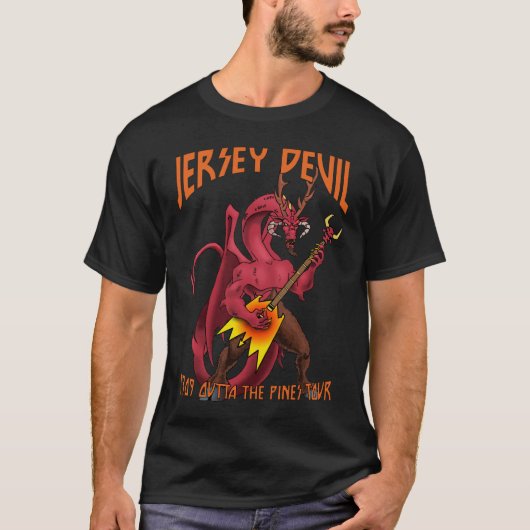Jersetの悪魔1909旅行のワイシャツ Tシャツ (正面)