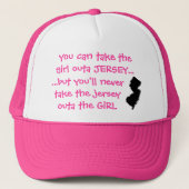 jerseyの女の子のトラック運転手の帽子 キャップ (正面)