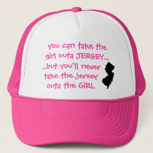 jerseyの女の子のトラック運転手の帽子 キャップ