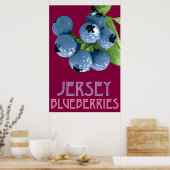 Jersey_Blueberries ポスター (キッチン)