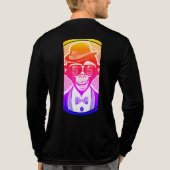 JERSEY CON DISEÑO DE MONO トライブレンドTシャツ (背面)