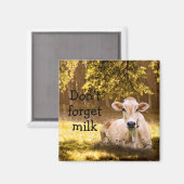 Jersey Cow マグネット (正面/裏面)