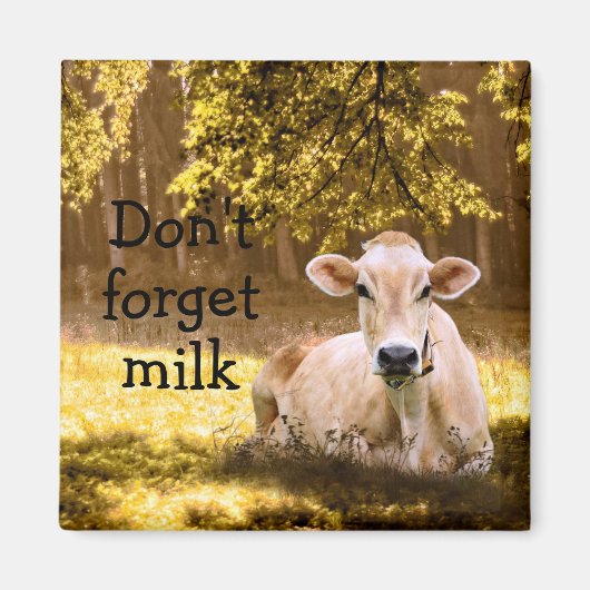 Jersey Cow マグネット (正面)