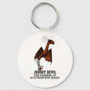Jersey Devil Creature Cryptidカスタマイズ可能文字Ke キーホルダー